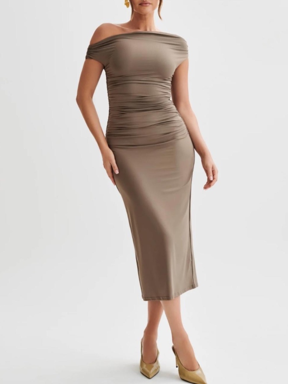 Meshki Alyana Dress Taupe